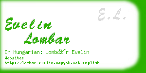 evelin lombar business card